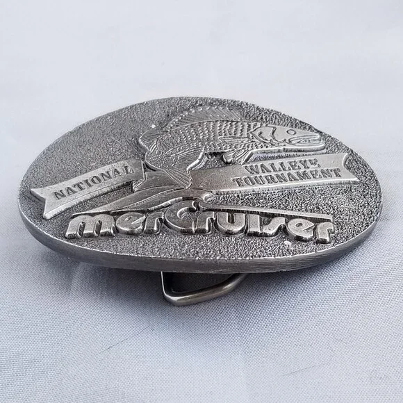 Belt Buckle National Walleye Tournament MerCruiser Fishing‎ USA Made By Lewis